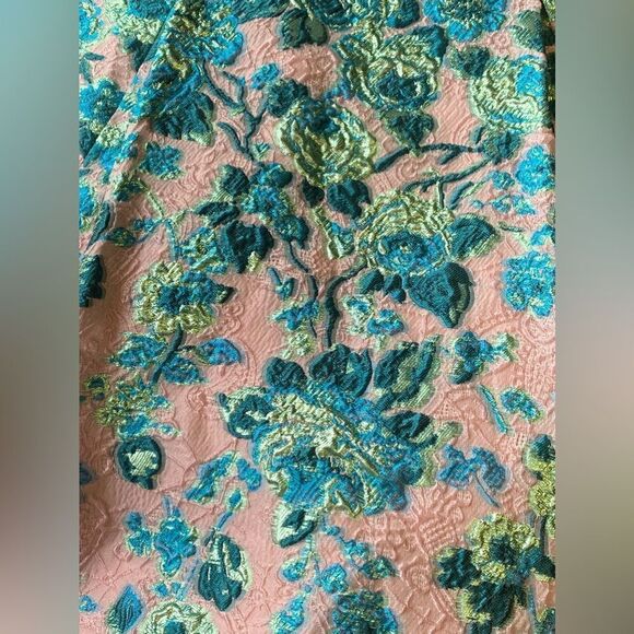 Lela Rose Floral-Jacquard A-Line Dress size 8 - Picture 11 of 13